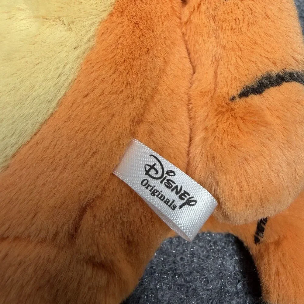 Disney Originals Steiff Tigger Winnie The Pooh Plush Stuffed Animal Orange